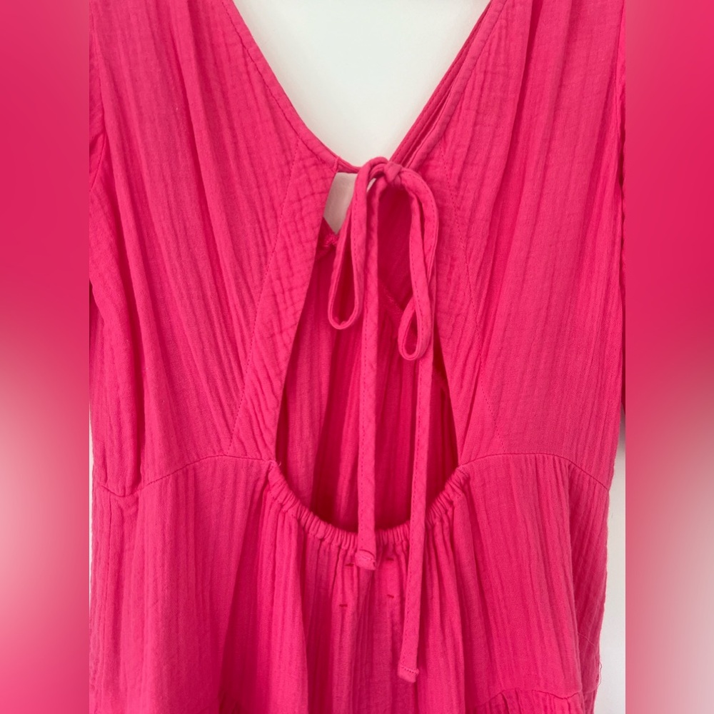 XIRENA Nissa Tiered Puff Sleeve Minidress Sz S - Picture 4 of 14